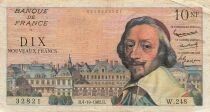 Frankreich 10 NF - Richelieu - 04-10-1962 - Serial W.248