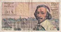 Frankreich 10 NF - Richelieu - 05-05-1960 - Serial T.72 - P.142