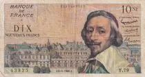 Frankreich 10 NF - Richelieu - 05-05-1960 - Serial Y.79 - P.142