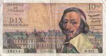Frankreich 10 NF - Richelieu - 07-06-1629 - Serial B.222 - F to VF - P.142