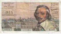 Frankreich 10 NF Richelieu - 07-12-1961 Serial R.185 -  VF