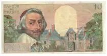 Frankreich 10 NF Richelieu Printing error - 01-12-1960 Serial C.142 - VF