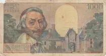 Frankreich 10 NF sur 1000 Francs - Richelieu - 07-03-1957 - Serial W.325