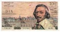 Frankreich 10 Nouveaux Francs Richelieu - 02.06.1960 - Serial R.93 - Fay.57.8