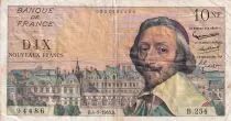 Frankreich 10 Nouveaux Francs Richelieu - 04-01-1963 - Serial D.256