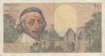 Frankreich 10 Nouveaux Francs Richelieu - 06-04-1960 - Serial N.181