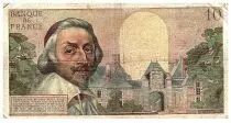 Frankreich 10 Nouveaux Francs Richelieu - 15.10.1959 - Serial Y.34 - Fay.57.3