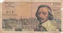 Frankreich 10 Nouveaux Francs Richelieu -07-04-1960 - Serial R.69