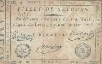 Frankreich 10 sols - Tannay - Antrain - Varzy - Clamecy\'s district - 1795