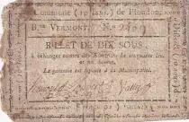 Frankreich 10 Sous - Aisne - Plomion - 1792