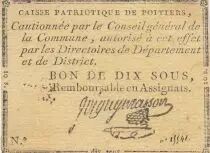 Frankreich 10 sous - Vienne - Poitiers - 1791