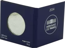 Frankreich 100 Euros Rooster 1st Type - 2014 - Silver - Proof