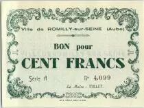 Frankreich 100 F , Romilly-sur-Seine Serial A