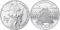 Frankreich 100 Francs  - Liberty Guiding the People - 1993 - Silver