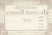 Frankreich 100 Francs - 18 Nivose An III - (07.01.1795) - Sign. Edouard- Serial 2786