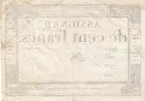Frankreich 100 Francs - 18 Nivose An III - (07.01.1795) - Sign. Gibier - Serial 2837
