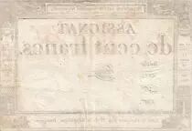 Frankreich 100 Francs - 18 Nivose An III - (07.01.1795) - Sign. Henry - P.78 - Serial 4175