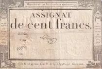 Frankreich 100 Francs - 18 Nivose An III - (07.01.1795) - Sign. Latour - Serial 756 - P.78