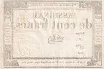 Frankreich 100 Francs - 18 Nivose An III - (07.01.1795) - Sign. Lehord - Serial 1071 - P.78