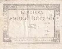 Frankreich 100 Francs - 18 Nivose An III - (07.01.1795) - Sign. Mass&eacute; - Serial 1188 - P.78