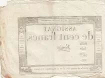 Frankreich 100 Francs - 18 Nivose An III - (07.01.1795) - Sign. Oudry - Serial 3920