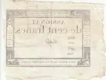 Frankreich 100 Francs - 18 Nivose An III - (07.01.1795) - Sign. Oudry - Serial 3920