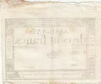 Frankreich 100 Francs - 18 Nivose An III - (07.01.1795) - Sign. Oudry - Serial 3920
