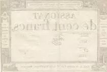Frankreich 100 Francs - 18 Nivose An III - (07.01.1795) - Sign. Perrin  - Serial 1692