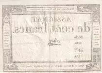 Frankreich 100 Francs - 18 Nivose An III - (07.01.1795) - Sign. Saxy - Serial 3420 - P.78