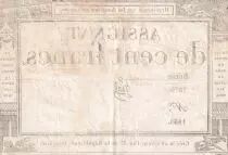 Frankreich 100 Francs - 18 Nivose An III - (07.01.1795) - Sign. Vial  - Serial 1879 - P.78