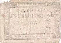 Frankreich 100 Francs - 18 Nivose An III - 7.1.1795 - F - Sign. Bajot