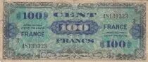Frankreich 100 Francs - Allied Military Currency - 1944 - Serial 3 - Num 48139323