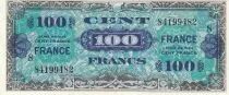 Frankreich 100 Francs - Allied Military Currency - 1944 - Serial 8
