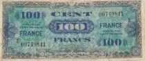 Frankreich 100 Francs - Allied Military Currency - 1944 - Serial X