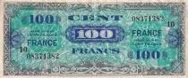 Frankreich 100 Francs - Allied Military Currency - 1945 - Serial 10 - VF - P.123e