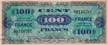 Frankreich 100 Francs - Allied Military Currency - 1945 - Serial 2 - XF - P.123