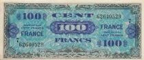 Frankreich 100 Francs - Allied Military Currency - 1945 - Serial 7
