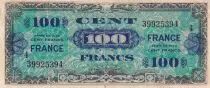 Frankreich 100 Francs - Allied Military Currency - Serial 4 - 1945