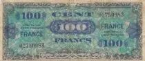 Frankreich 100 Francs - American printing - 1944 - without serial - Num 2750983