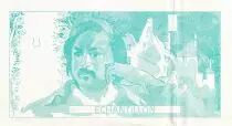 Frankreich 100 Francs - Balzac 1980 - Proof recto blue - Echantillon - AU