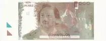 Frankreich 100 Francs - Balzac 1980 - Proof recto verso with watermark - Echantillon - P.UNC