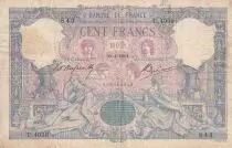 Frankreich 100 Francs - Blue and pink - 1904 - Serial U.4039 - F - P.65