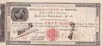 Frankreich 100 Francs - Caisse d\'&eacute;change des Monnaies Rouen - 1803 - TTB