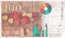 Frankreich 100 Francs - Cezanne - 1997 - Letter R - P.158