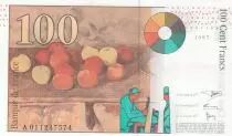 Frankreich 100 Francs - Cezanne - 1997 - Serial A011