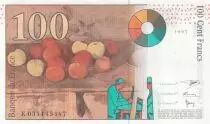 Frankreich 100 Francs - Cezanne - 1997 - Serial K031