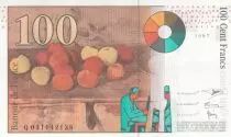 Frankreich 100 Francs - Cezanne - 1997 - Serial Q031
