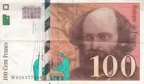 Frankreich 100 Francs - Cezanne - 1997 - Serial W