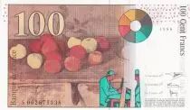 Frankreich 100 Francs - Cezanne - 1998 - Letter S - P.158