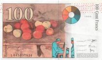 Frankreich 100 Francs - Cezanne - 1998 - Serial L.041